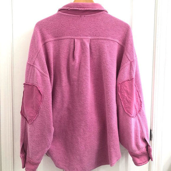 Free People Oversized Fleece Ruby Jacket - Picture 4 of 10